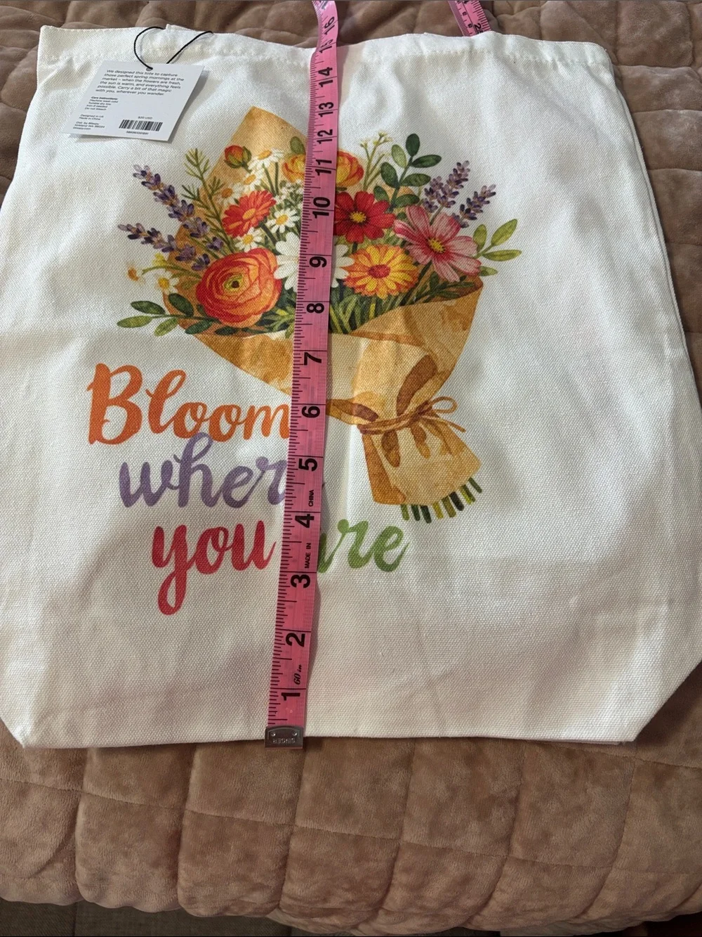 Restful Roots Collective Spring Market Morning tote - Picture 8 of 8